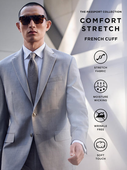 Michael Kors Comfort Stretch Dress Shirt - White