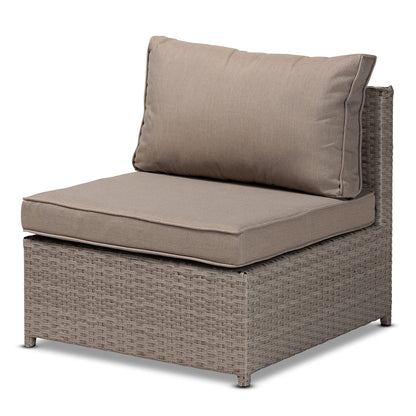 Baxton Studio Haina Patio Sets, Grey