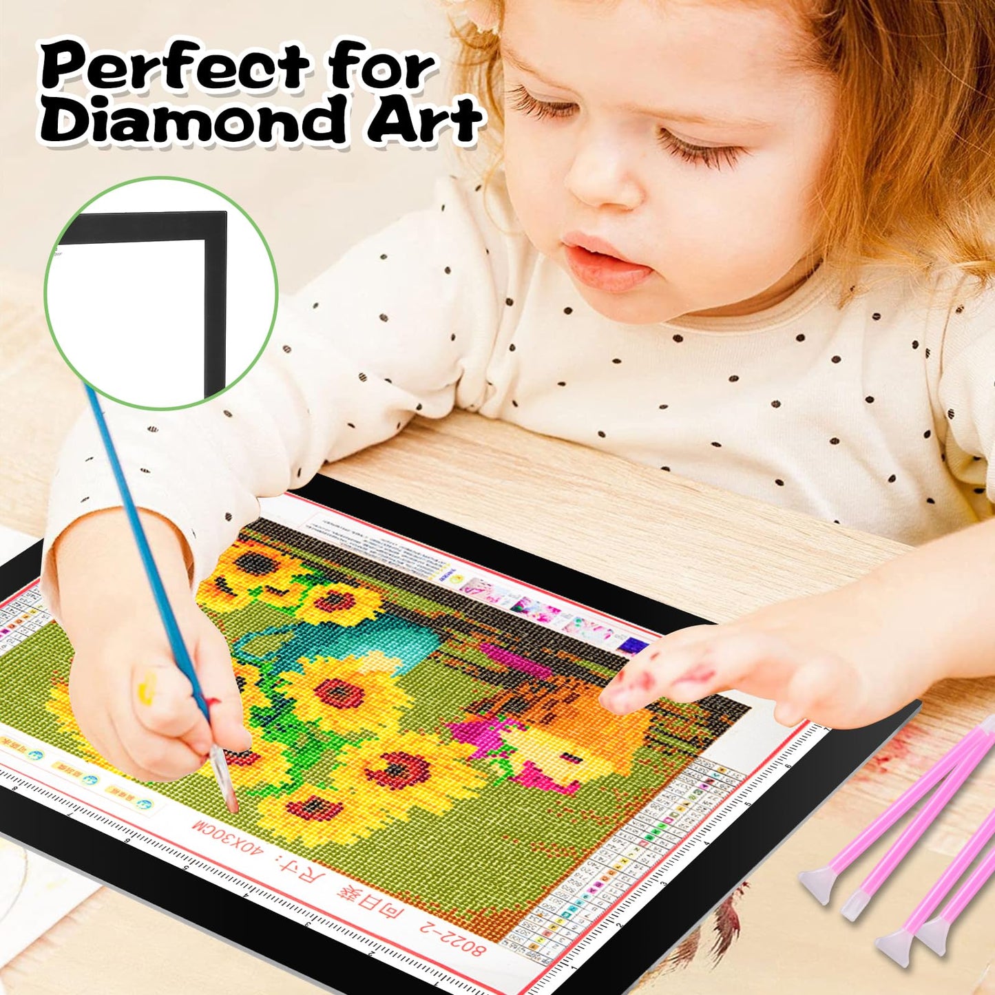 LED Light Tracing Pad for Artists and Crafters