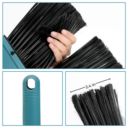 Long Handle Bristle Broom for Indoor Sweeping