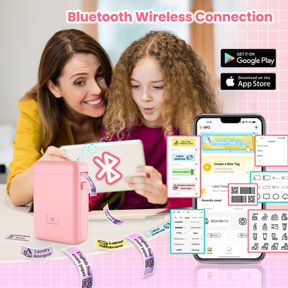 Portable Bluetooth Label Maker for Home & Office
