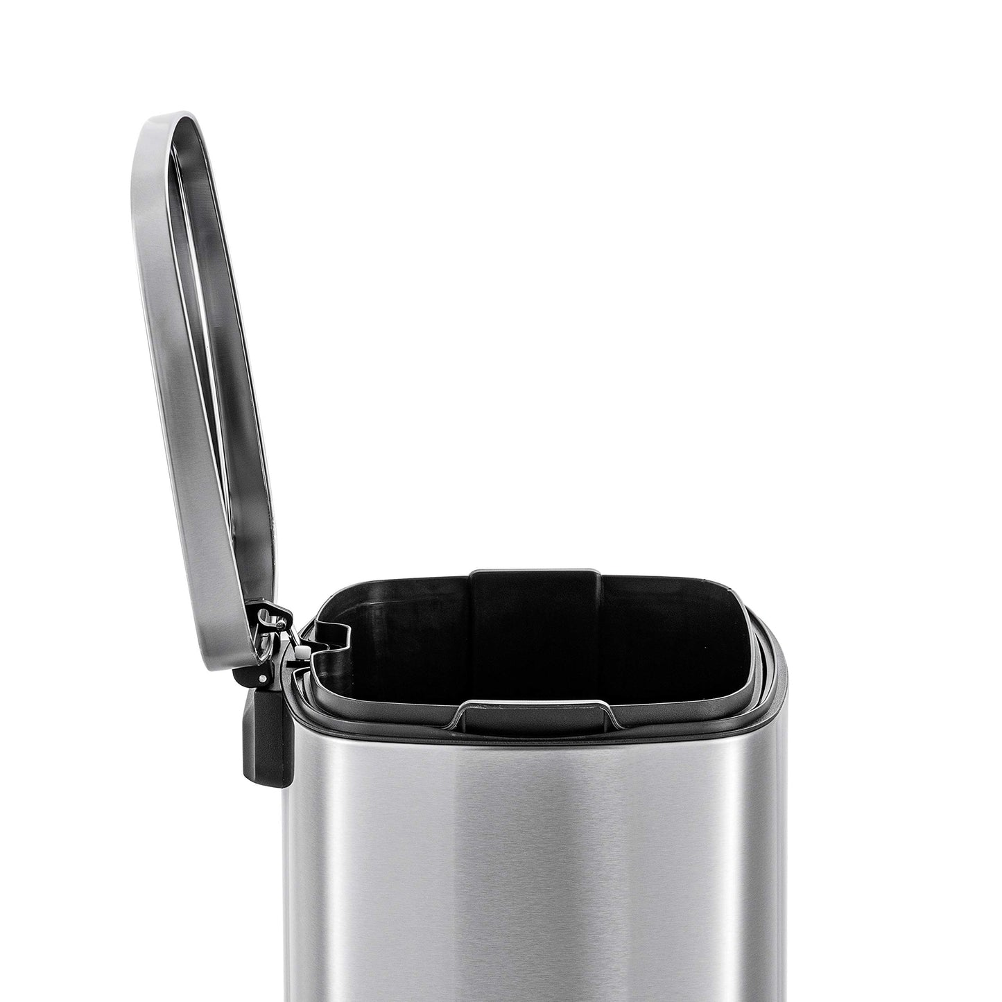 QUALIAZERO 50L Stainless Steel Step Trash Can