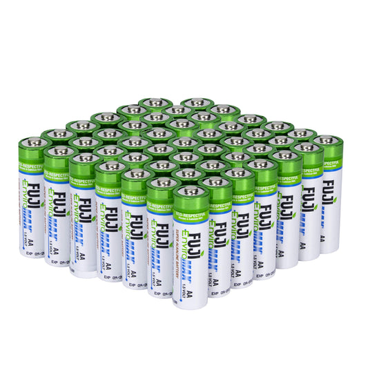 Fuji Enviromax AA Super Alkaline Batteries 48-Pack