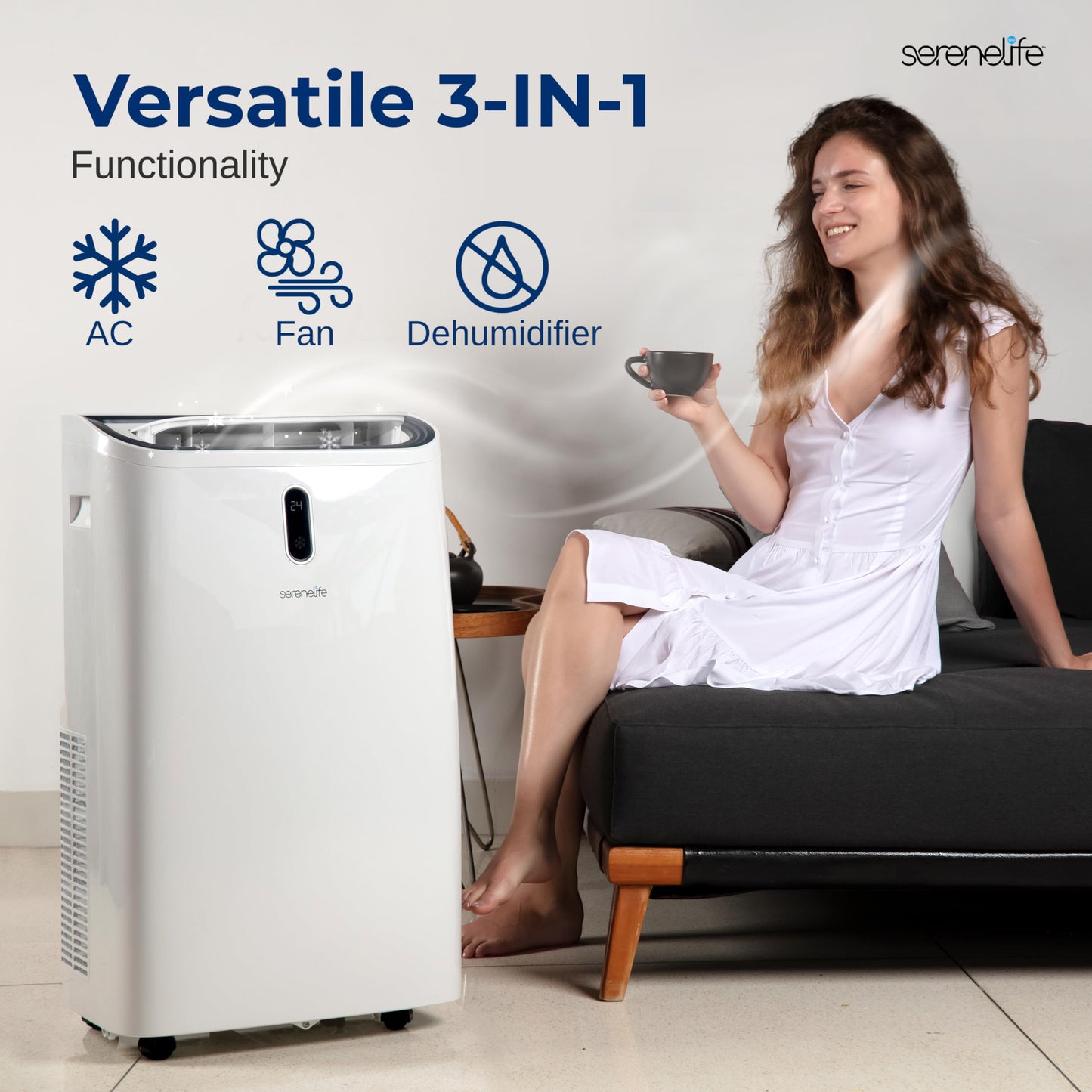 UPDATE: Coupon Is Gone!                12000 BTU SereneLife Portable Air Conditioner Unit