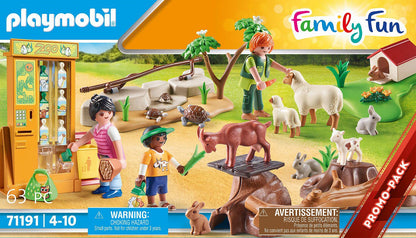 Playmobil Petting Zoo Animal Playset for Kids