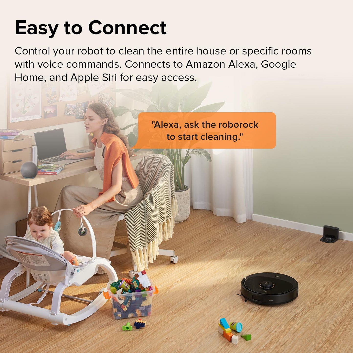 Roborock Q8 Max Robot Vacuum and Mop Cleaner