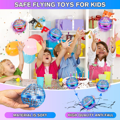 UPDATE: DEAD!  Vantexi 2024 Flying Orb Ball Toy,Flying Ball Drone Hand Controlled,Flying Orb Ball Toys with LED Light,Cosmic Globe Boomerang Ball for Christmas Birthday Gifts(Blue)