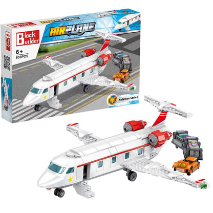 633-Piece Airplane Building Block Set for Kids