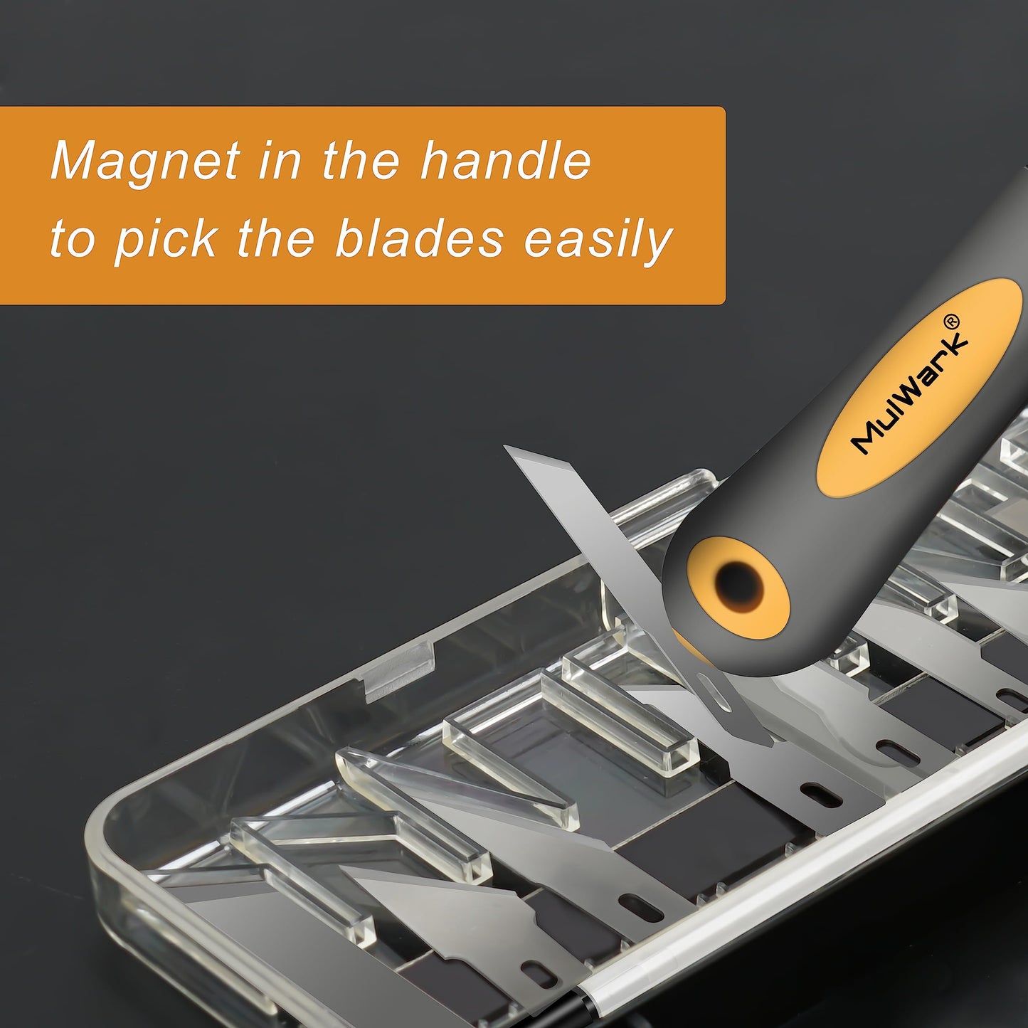 136-Piece Precision Hobby Knife Set by MULWARK