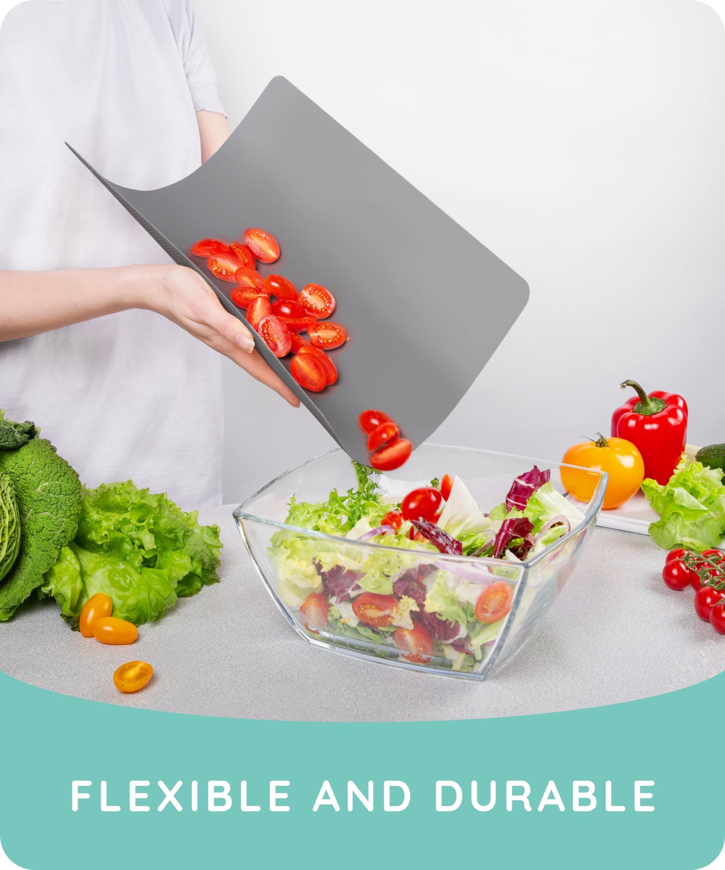 Flexible Non-Slip Cutting Boards Set of 3
