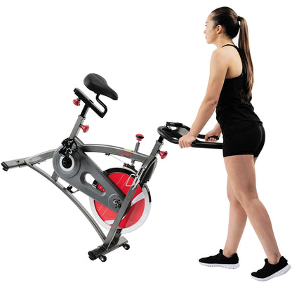 Sunny Health Indoor Cycling Exercise Bike with Monitor