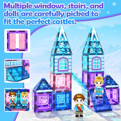 102pcs Magnetic Building Blocks for Kids
