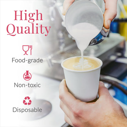 Prestee 500 Pack 8oz Disposable Paper Cups