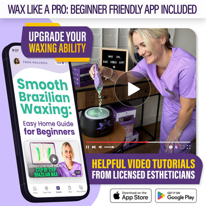 Tress Wellness Brazilian Waxing Kit for Sensitive Skin