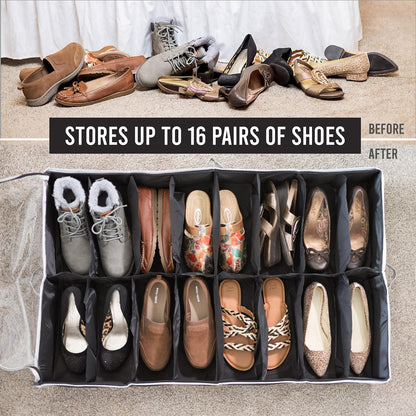 Under Bed Shoe Storage Organizer by HOLDN' STORAGE