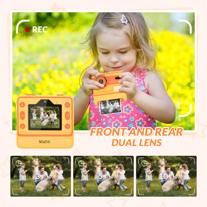 Mafiti Kids Camera Instant Print,1080P Instant Camera for Kids
