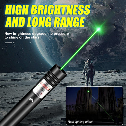 Rechargeable Laser Pointer Flashlight for Outdoor Use