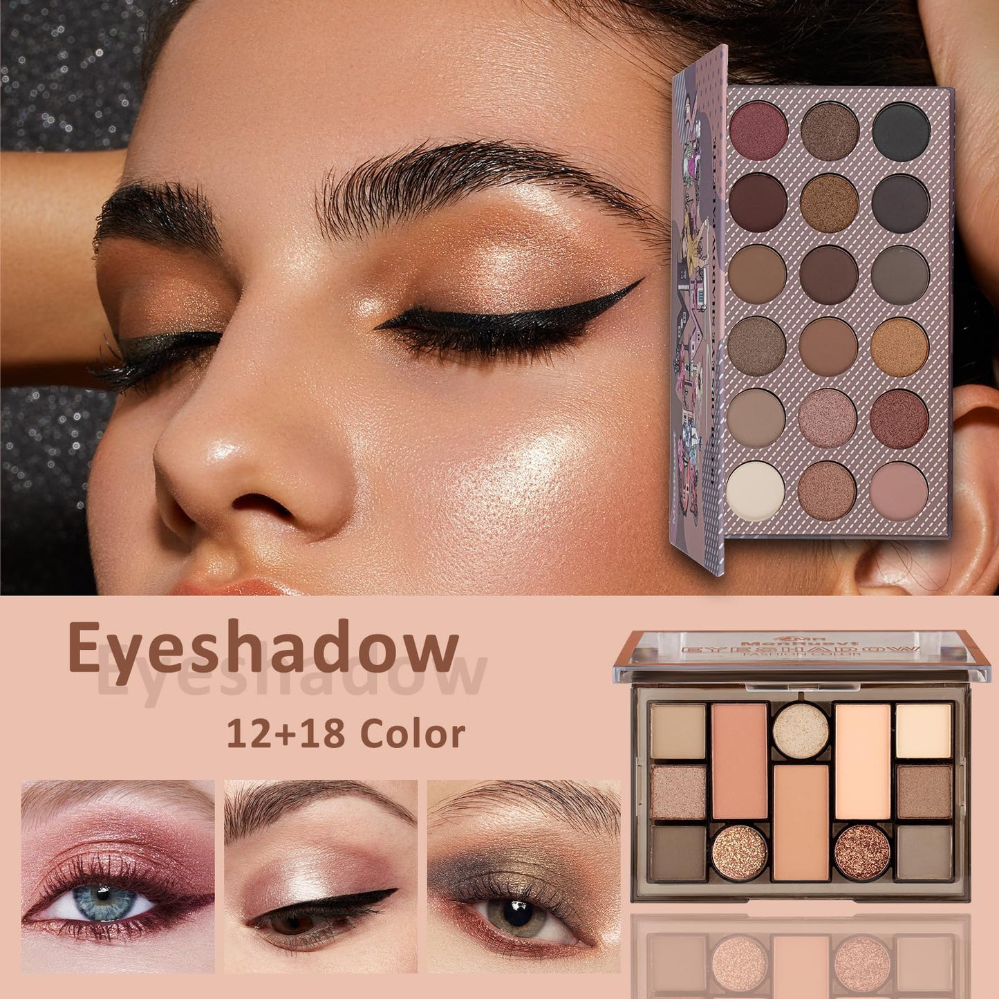 Teen Makeup Kit Set - Eyeshadow, Foundation, Gift