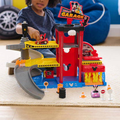 Mickey Mouse Ready to Race Garage Playset