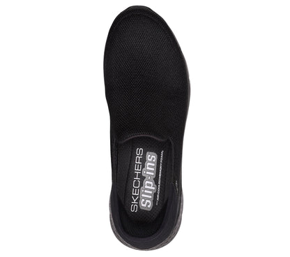 Skechers Men's Go Flex Hands Free Slip-ins Athletic Slip-on Casual Walking Shoes Sneaker, Black, 11.5