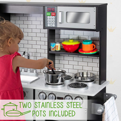 Lil' Jumbl Kids Wooden Play Kitchen Set