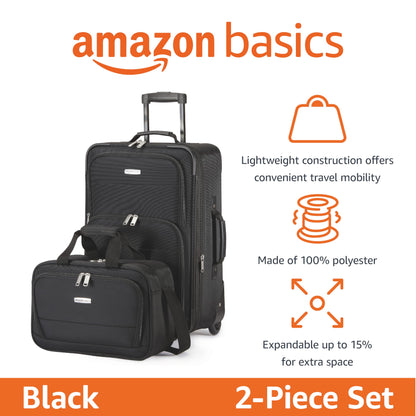 23-Inch Carry-On Luggage Set with Wheels