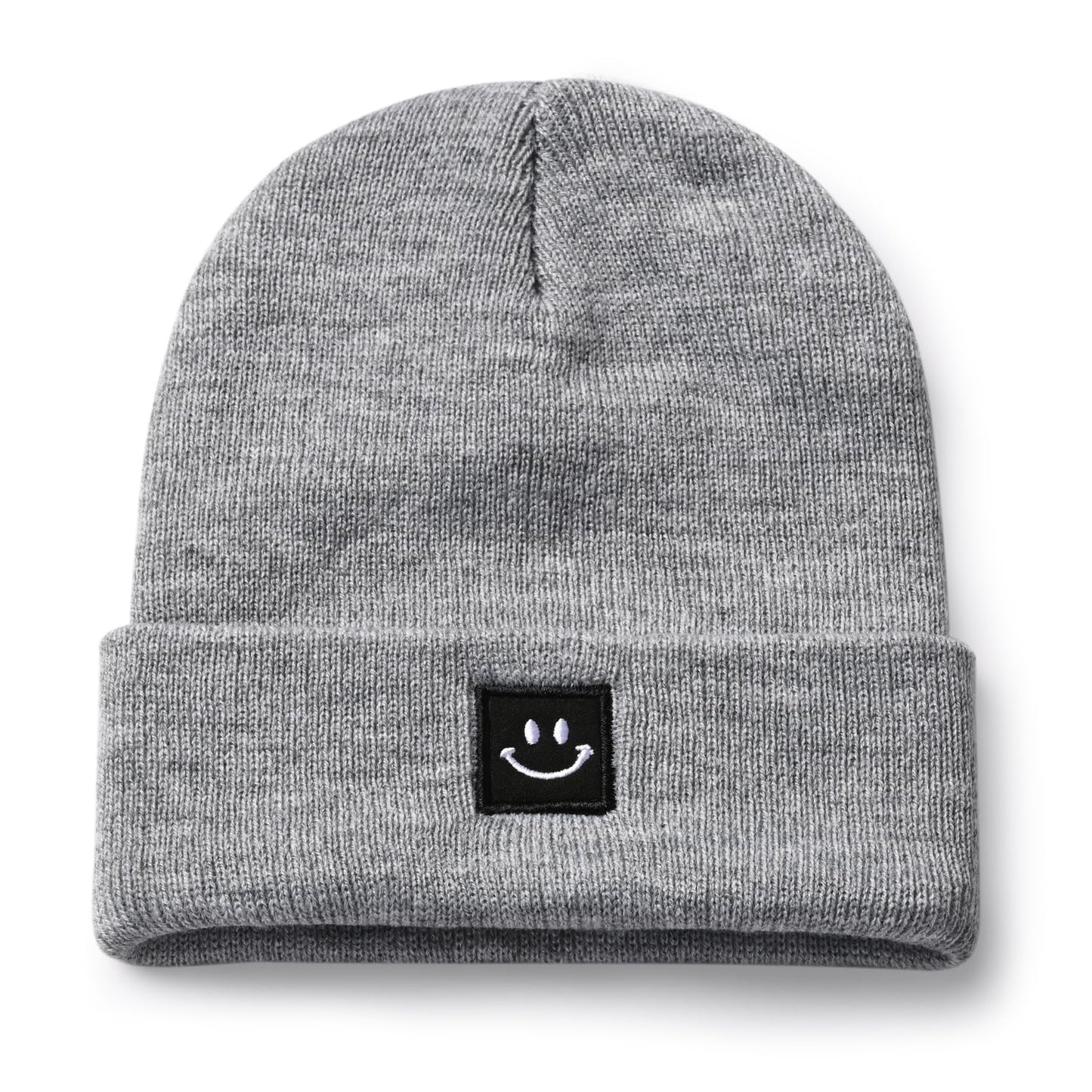 Baby Beanie Knit Ski Hat,Toddler Winter Beanies,Warm Knit Hat for Girls Boys Children 6-36 Months Gray