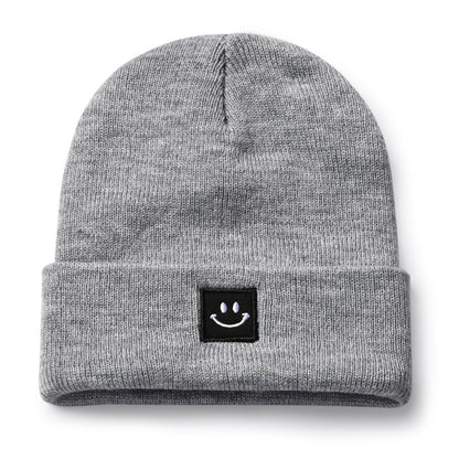 Baby Beanie Knit Ski Hat,Toddler Winter Beanies,Warm Knit Hat for Girls Boys Children 6-36 Months Gray