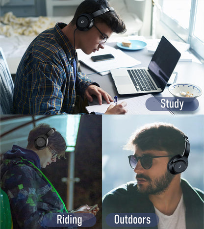 Wireless Bluetooth Headphones with Hi-Fi Audio