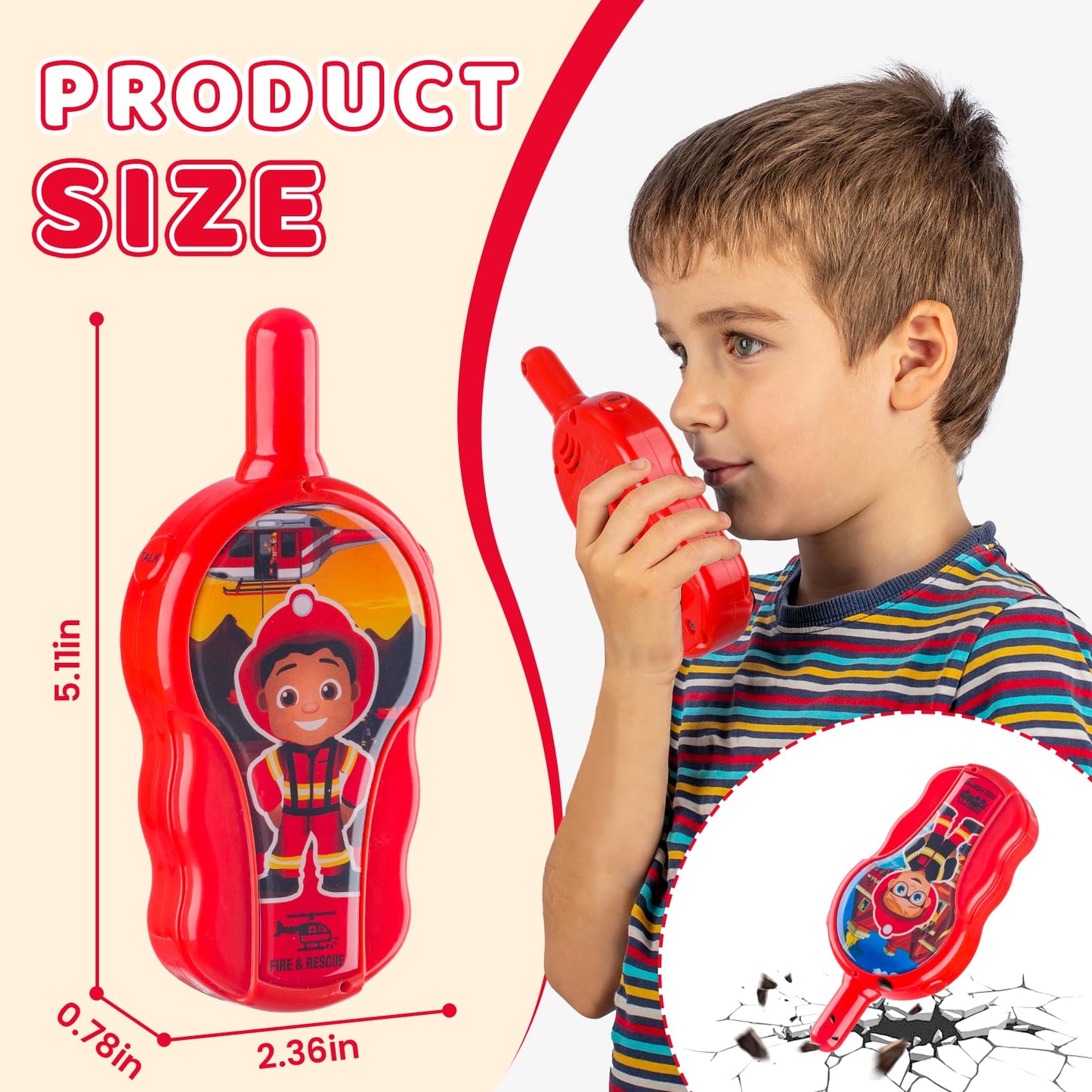 Walkie Talkies for Kids - LAEBUILD Toys