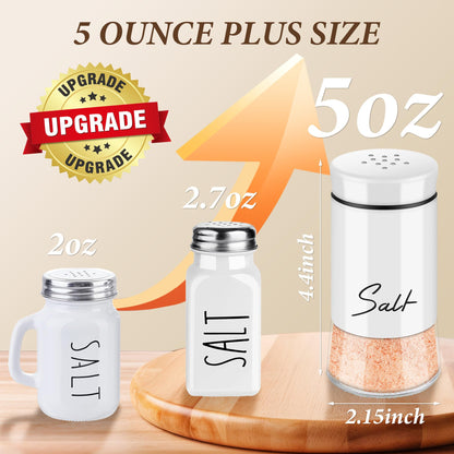 Salt and Pepper Shakers Set - Refillable Design
