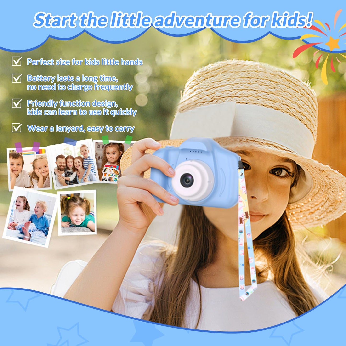 Kids 26MP HD Selfie Digital Camera for Girls