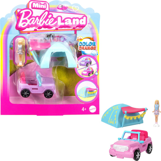 Barbie Mini Playset with SUV & Doll