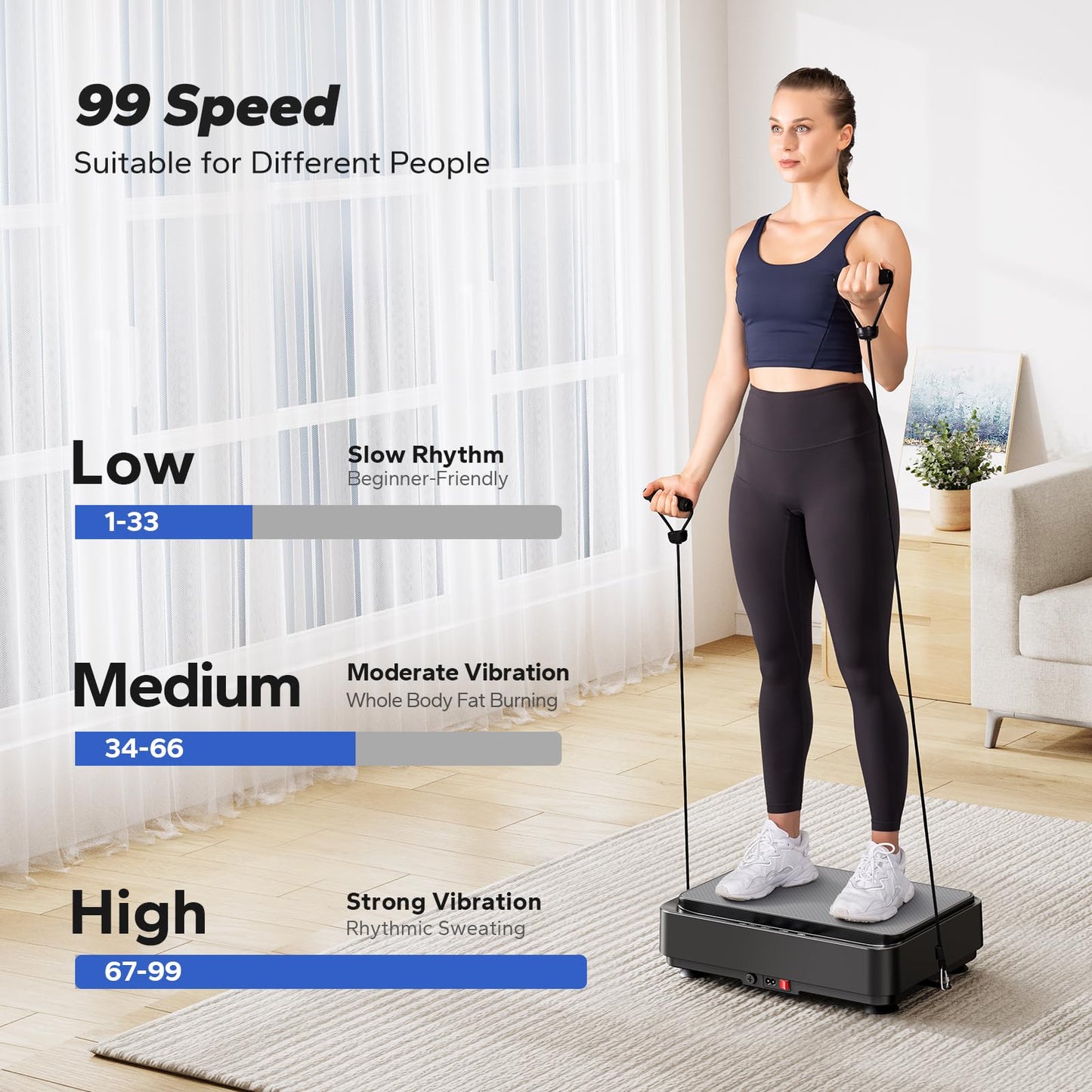 MERACH Mini Vibration Plate Exercise Machine