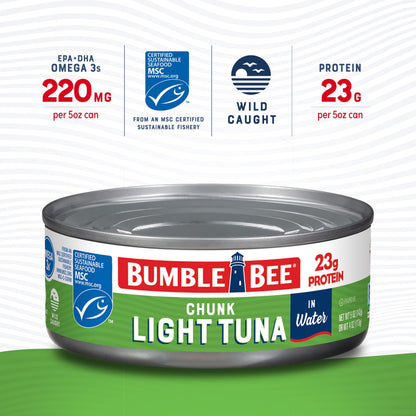 Bumble Bee Chunk Light Tuna in Water, 5 oz