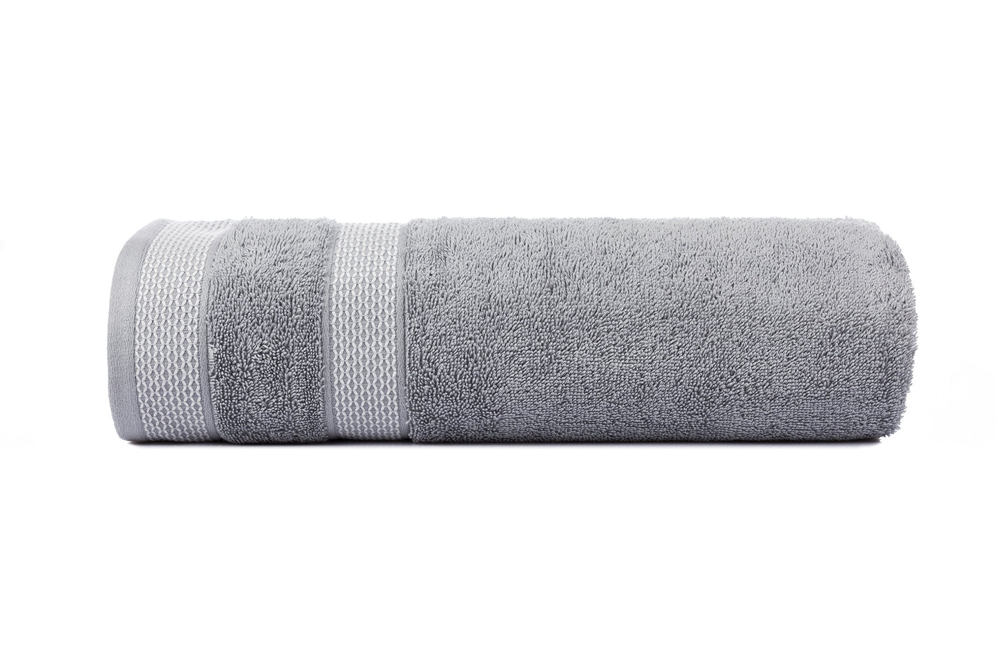 CASA COPENHAGEN Solitaire Mix 6 Pieces Towel Set- Grey Violet+Electric Blue, 600 GSM 2Bath Towel 2Hand Towel 2Washcloth,Designed in Denmark Made of Soft Egyptian Cotton for Bathroom, Kitchen & Shower