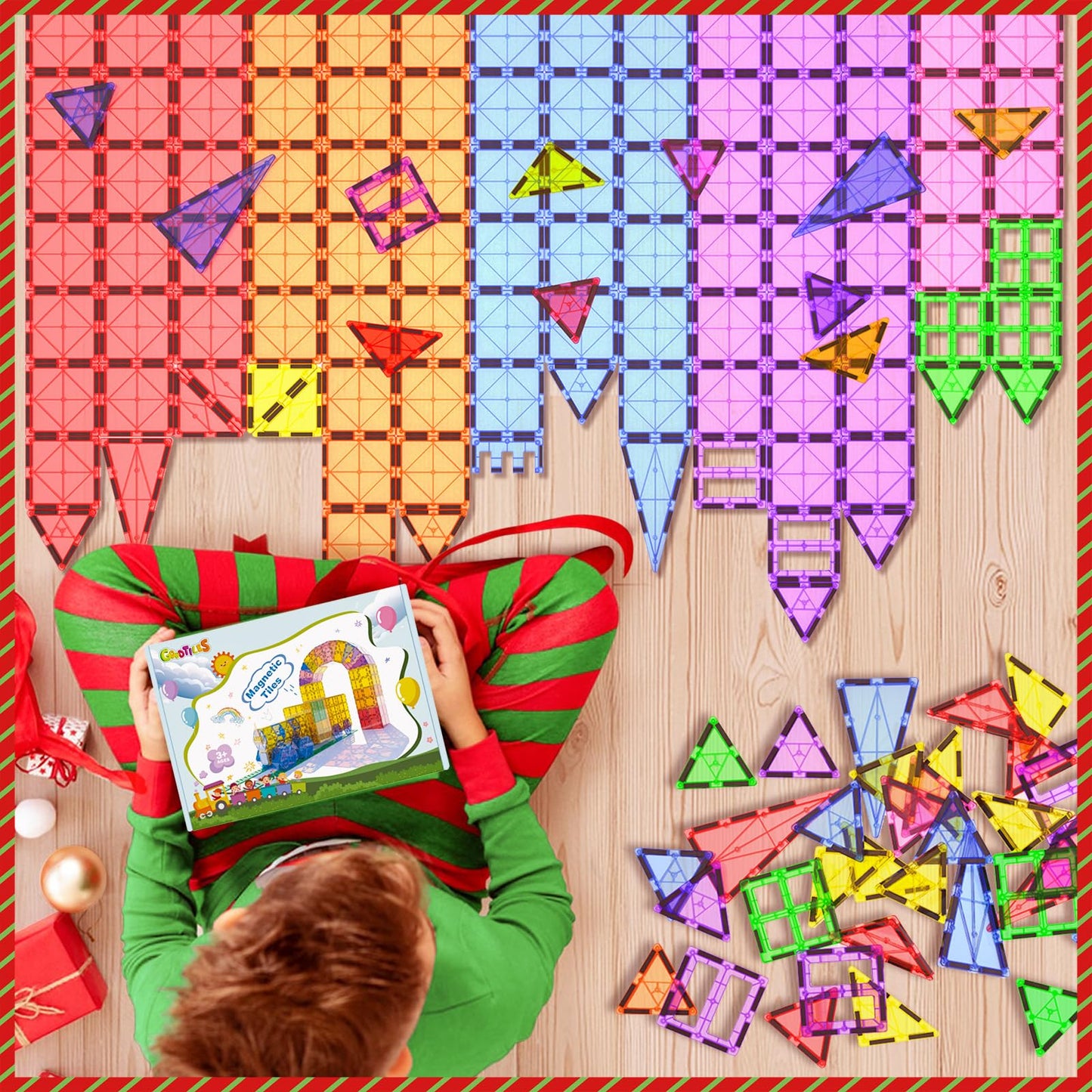 Magnetic Building Blocks for Kids 3-7 Years