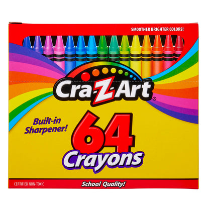 Cra-Z-Art 64 Count Crayons for Kids