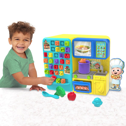 CoComelon Interactive Learning Kitchen Playset, 34 Pieces