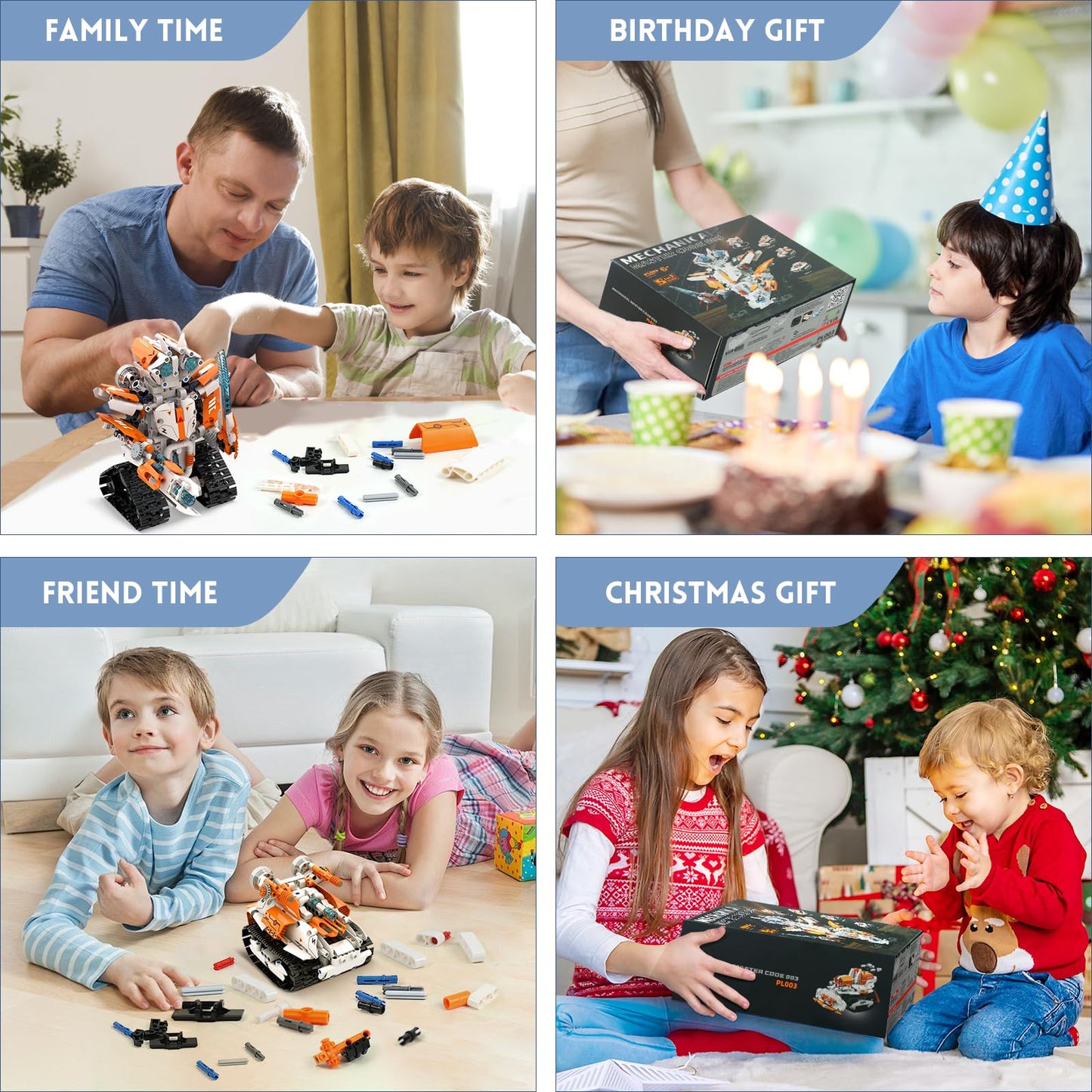 STEM Robot Building Kit for Ages 6-14