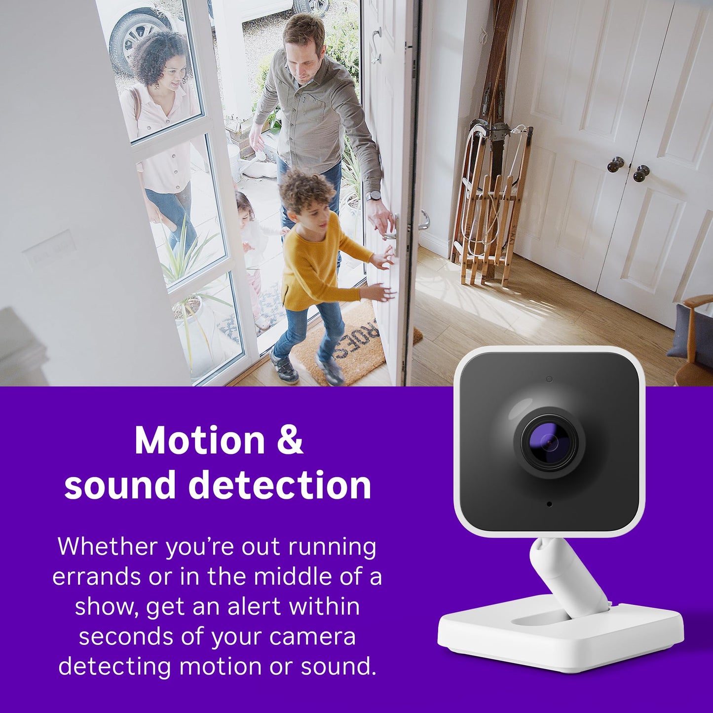 2 Pack Roku Indoor Security Camera with Night Vision