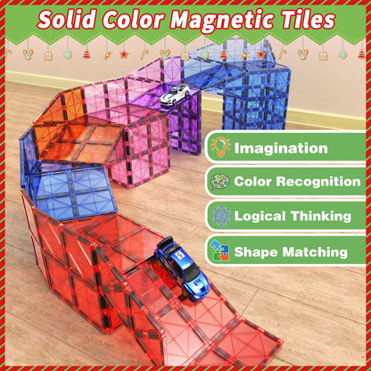 Magnetic Building Blocks for Kids 3-7 Years
