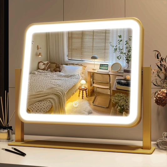 FENNIO Lighted Makeup Mirror with Dimmable Lighting