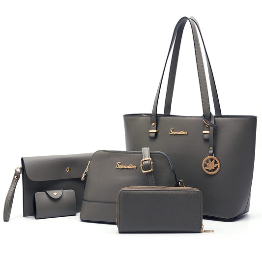 5-Piece Soperwillton Tote and Shoulder Bag Set