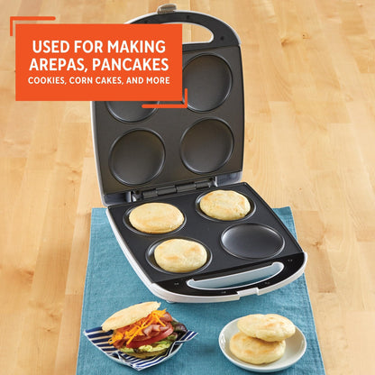 Imusa 4-Slot Electric Arepa Maker, Nonstick