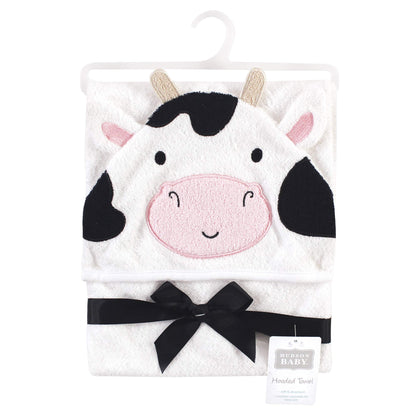 Hudson Baby Cow Hooded Towel for Babies