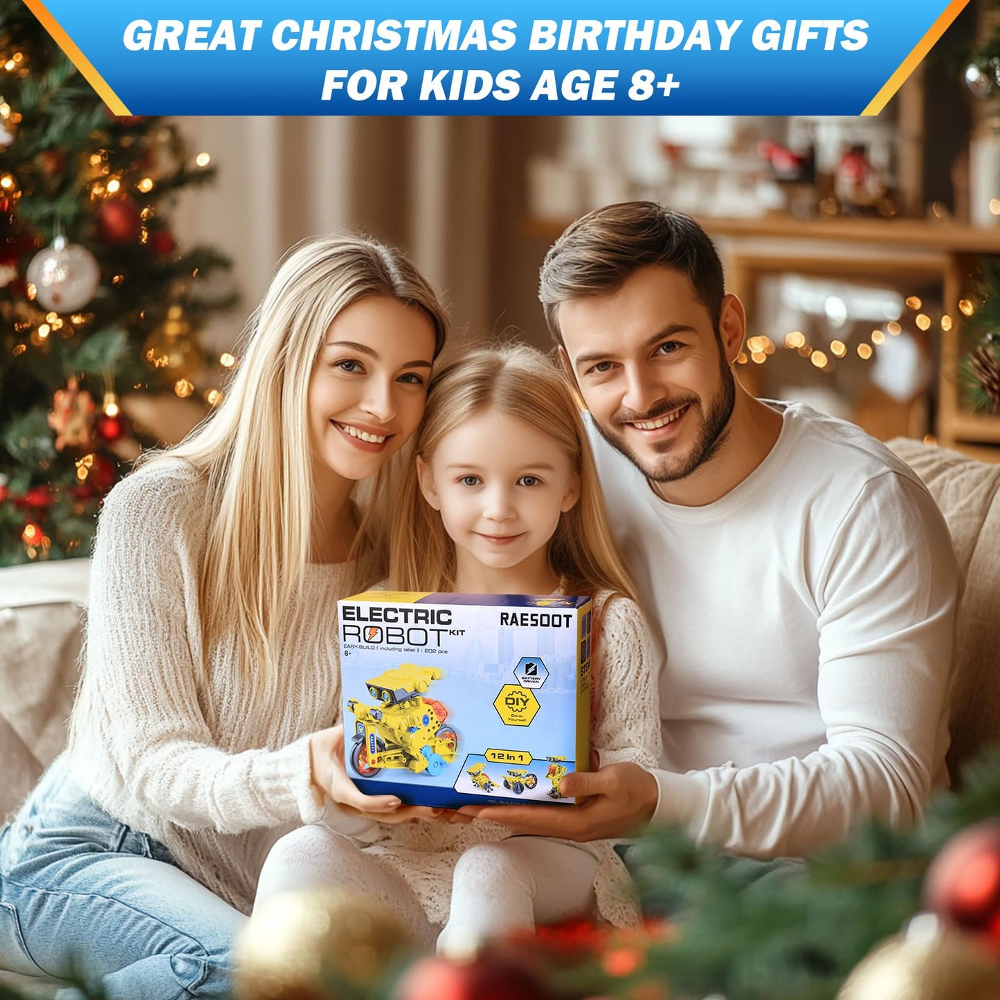 12-in-1 Robot Building Kit for Kids