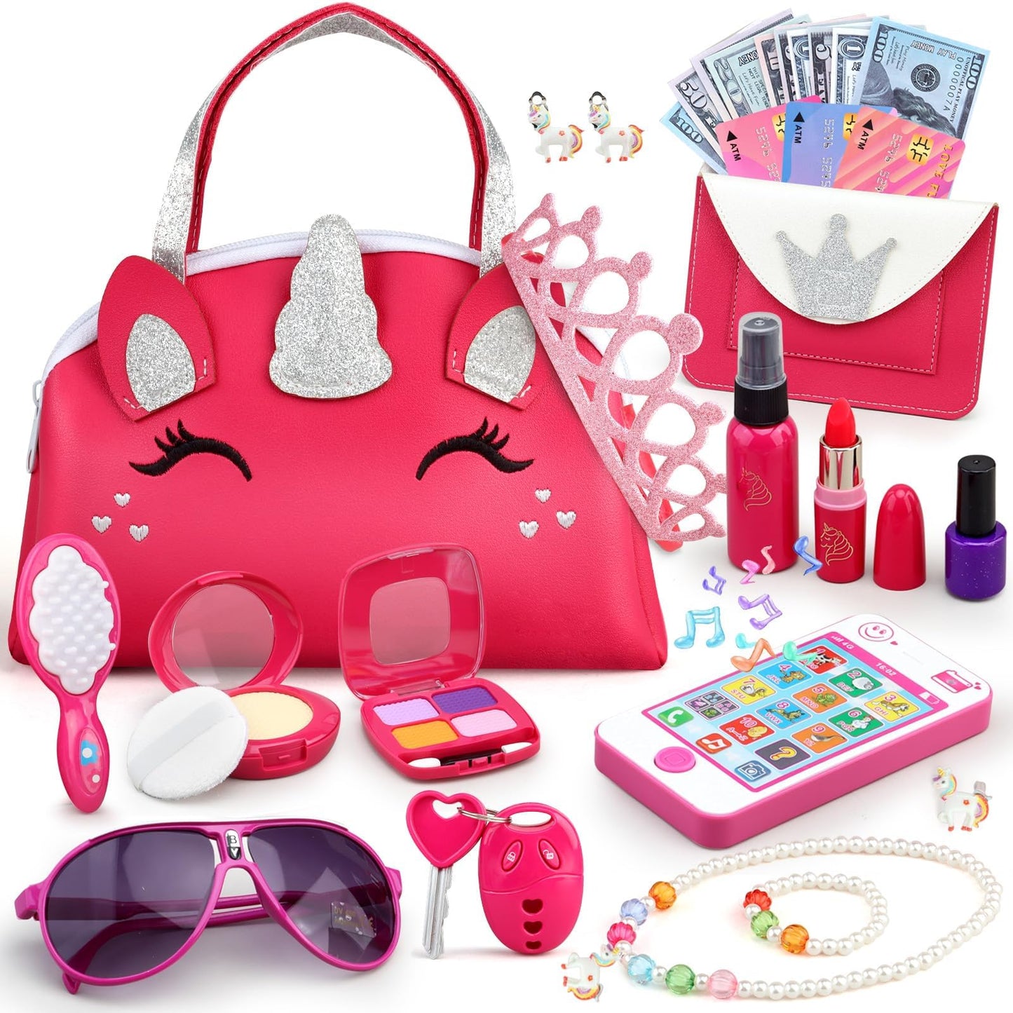Unicorn Makeup Set for Little Girls Ages 3-7
