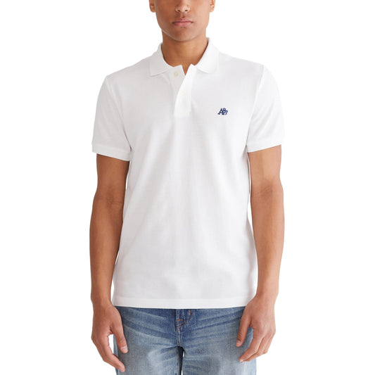 AEROPOSTALE Men's Bleach Polo Shirt, Medium