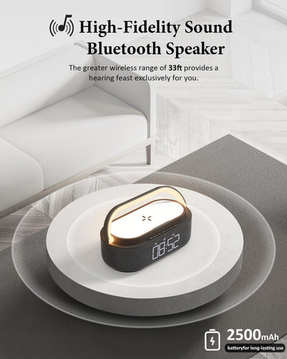 COLSUR Bluetooth Speaker with LED Night Light